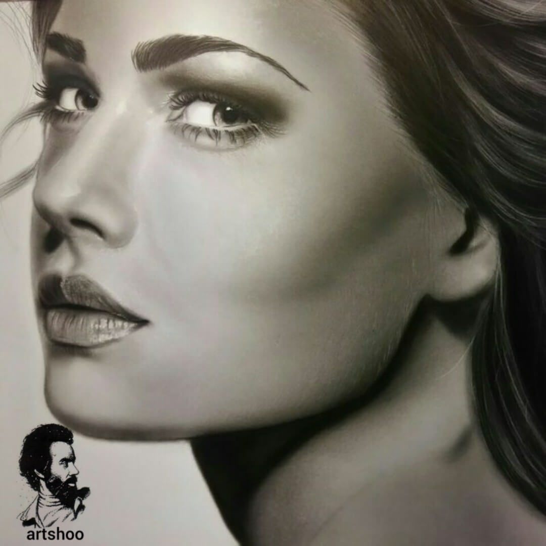 آموزش نقاشی سیاه قلم